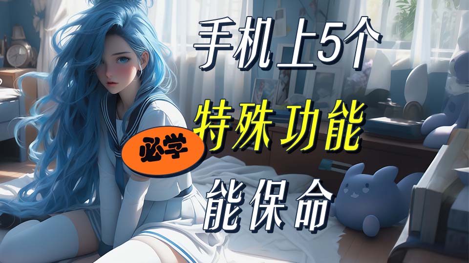 手机上5个特殊的功能，必要时有保命效果